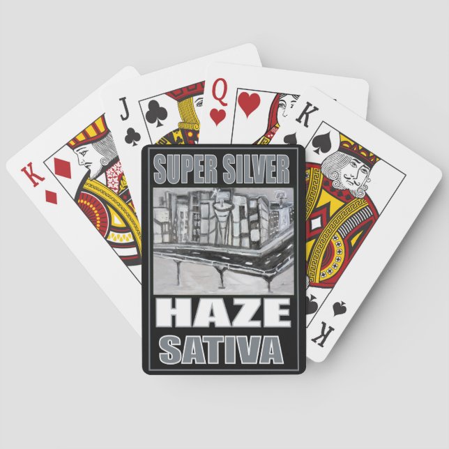 BARALHO SUPER NÉVOA PRATA SATIVA (Verso)