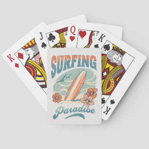 Baralho Surfing Paradise retro style design