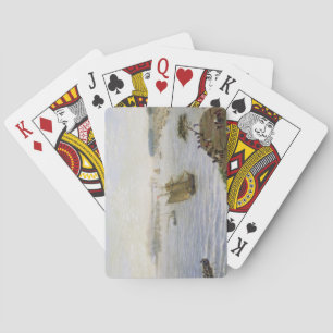 Baralho Surpresa na linha da frente do exército em Estero,