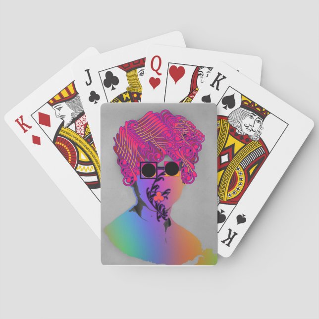 BARALHO SURREAL NÃO VEJA NENHUM MAU, NÃO FALE NENHUM MAU (Verso)