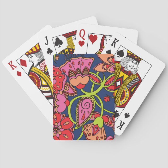 Baralho Sweet Neon Floral (Verso)