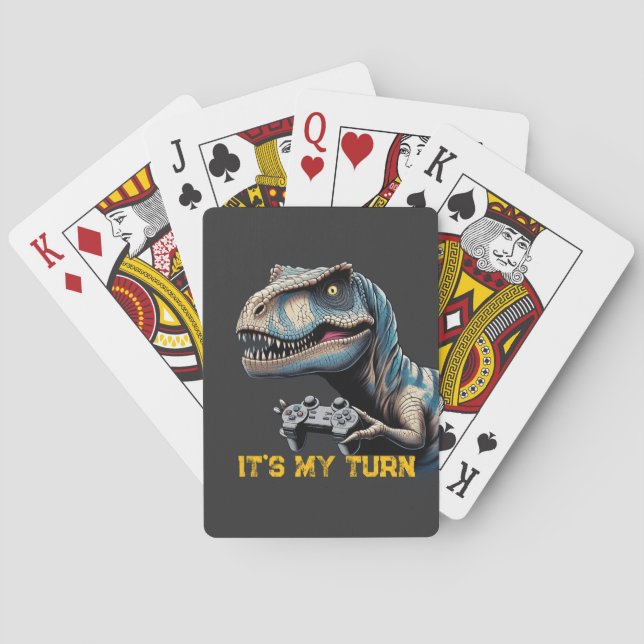 Baralho T-Rex Gamer It’s My Turn Design (Verso)