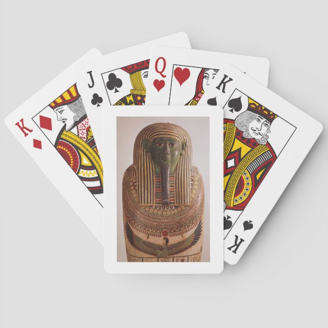Baralho Tampa exterior do sarcófago de Psametik mim (Verso)
