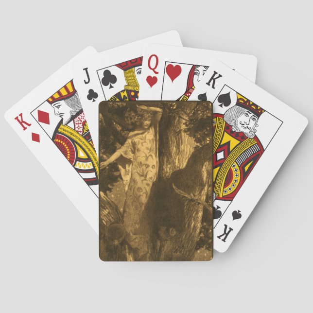 Baralho Tão assombrados Guardiões da Lua da Noite (Verso)