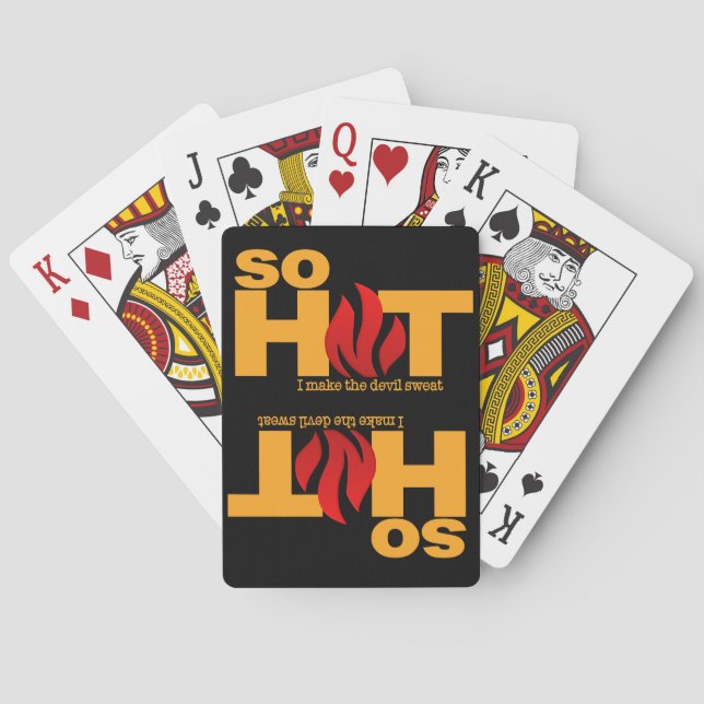 Baralho TÃO HOT jogando cartas (Verso)