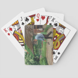 Baralho Tarde do trabalho no jardim (por H.A. Brendekilde)