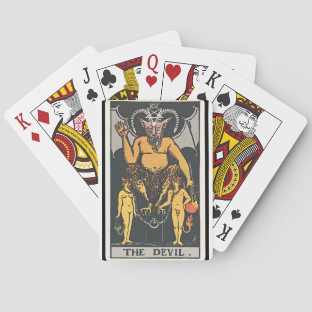 Baralho Tarot: O Diabo (Verso)