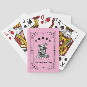 Baralho Tarot Personalizado Bruxa Celestial Lua Mágica Cap