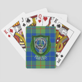 Baralho Tartan e Brasão do Clã Escocês Barclay