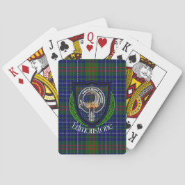 Baralho Tartan e Brasão do Clã Escocês Edmonstone