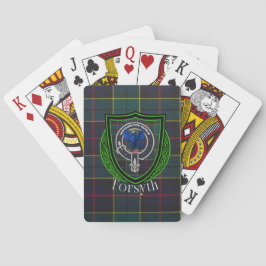 Baralho Tartan e Brasão do Clã Escocês Forsyth