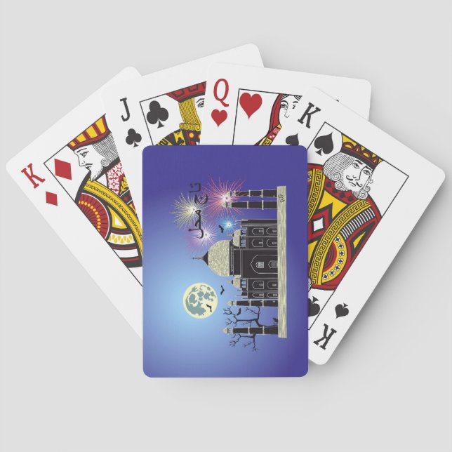 Baralho Tasch Mahal Indien Spielkarten 2 (Verso)