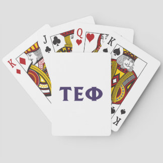 Baralho Tau Epsilon Phi | Letras