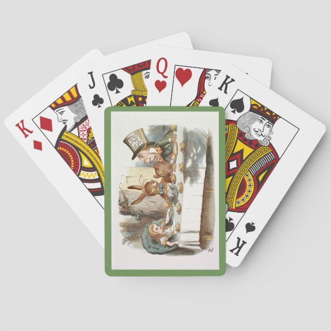 Baralho Tea party louco (Verso)