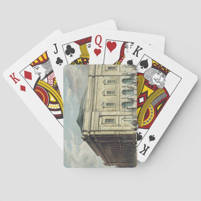 Baralho Teatro Royal, Drury Lane, em Londres, projetado po (Verso)