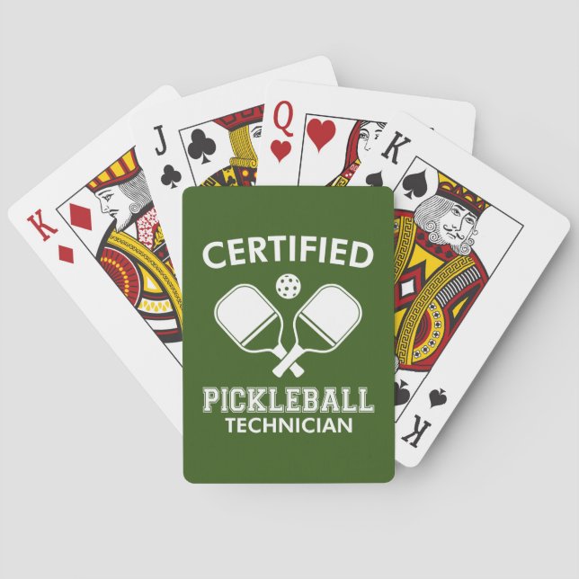 Baralho Técnico de Pickleball Certificado (Verso)