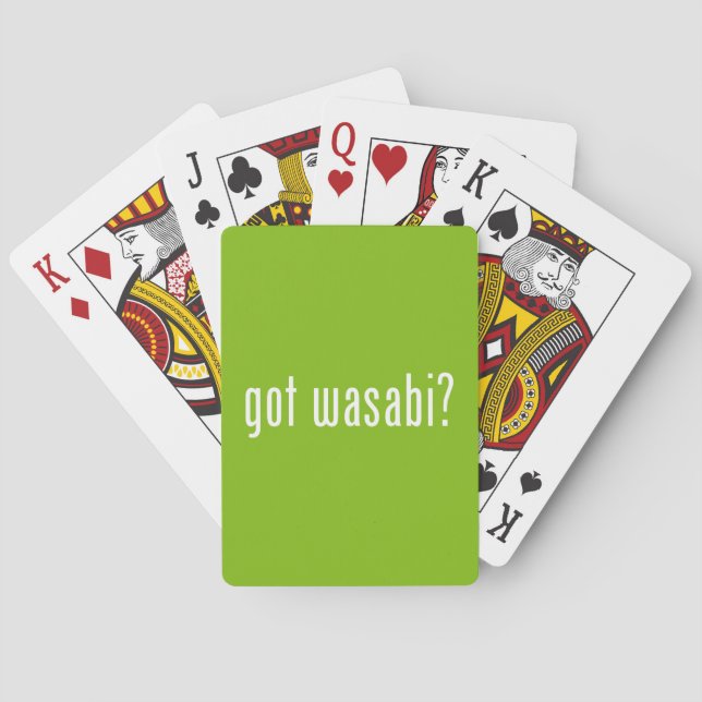 Baralho tem o wasabi? (Verso)