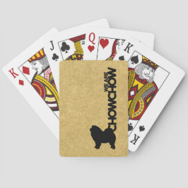 Baralho Tema de Cartões de Reprodução de Cães de Chow
