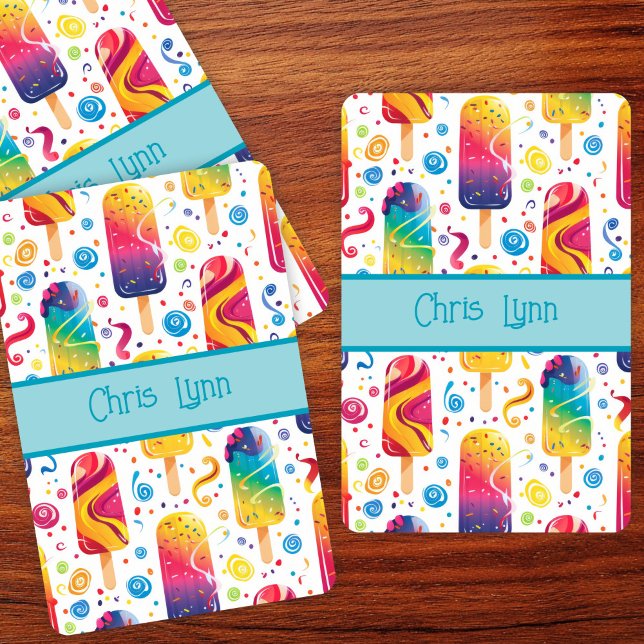 Baralho Tema de Tratamento Congelado de Abstrato de Mod (Criador carregado)