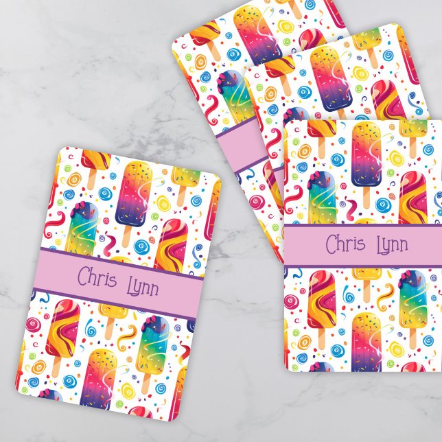 Baralho Tema de Tratamento Congelado de Abstrato de Mod (Criador carregado)