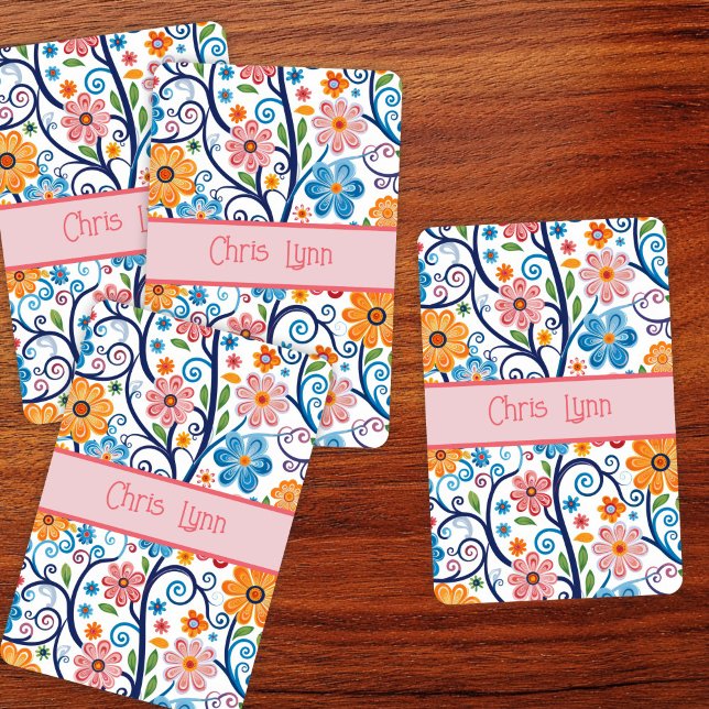 Baralho Tema Físico do Abstrato do método de vibração dos  (Criador carregado)