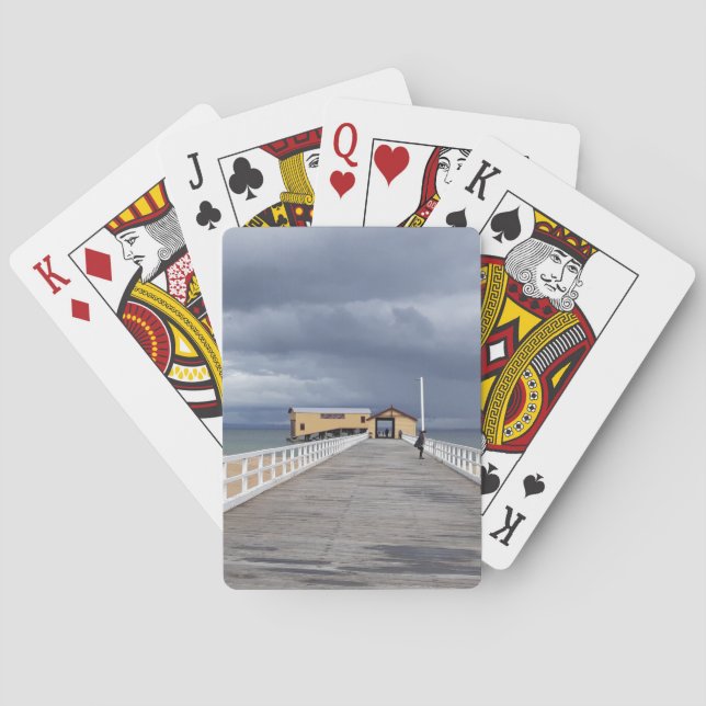 Baralho Tempestade Sobre o Pier de Queenscliff (Verso)