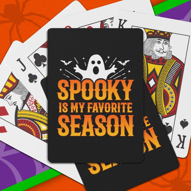 Baralho Temporada Assustadora Morcegos Fantasmas Feliz Hal (Criador carregado)