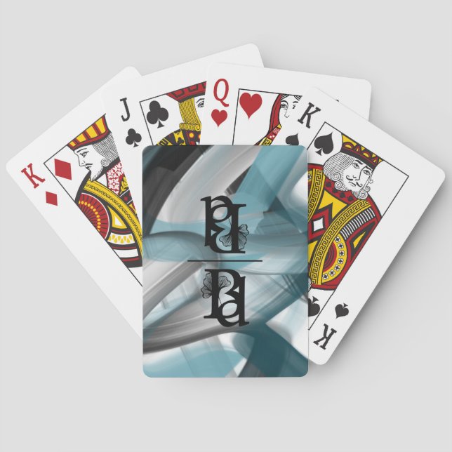 Baralho Tendência das placas de jogar clássicas - Abstrato (Verso)