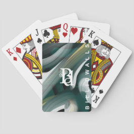 Baralho Tendência das placas de jogar clássicas Abstrato v