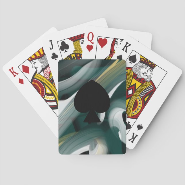 Baralho Tendência das placas de jogar clássicas Abstrato v (Verso)