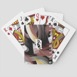 Baralho Tendência das placas de reprodução clássicas Abstr