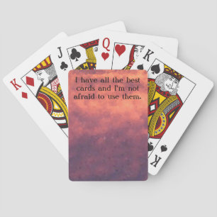 Baralho Tenho todas as melhores cartas, modernas, brilhant
