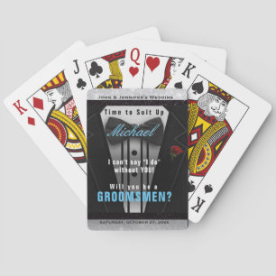 Baralho Terno do convite do smoking do padrinho de