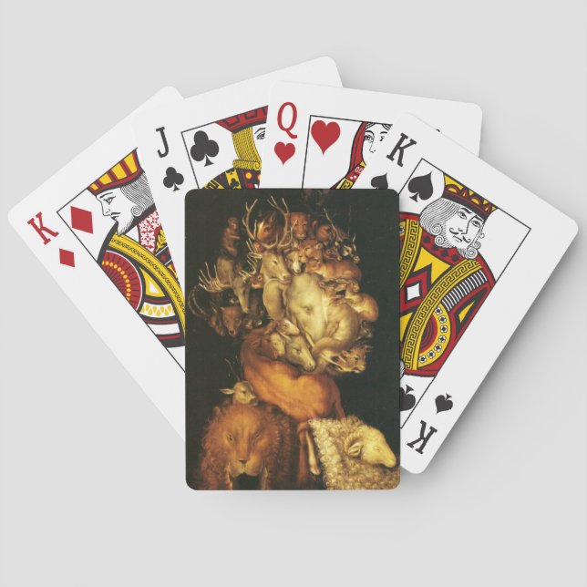 BARALHO TERRA / ALEGÓRIA COM ANIMAIS SELVAGENS (Verso)