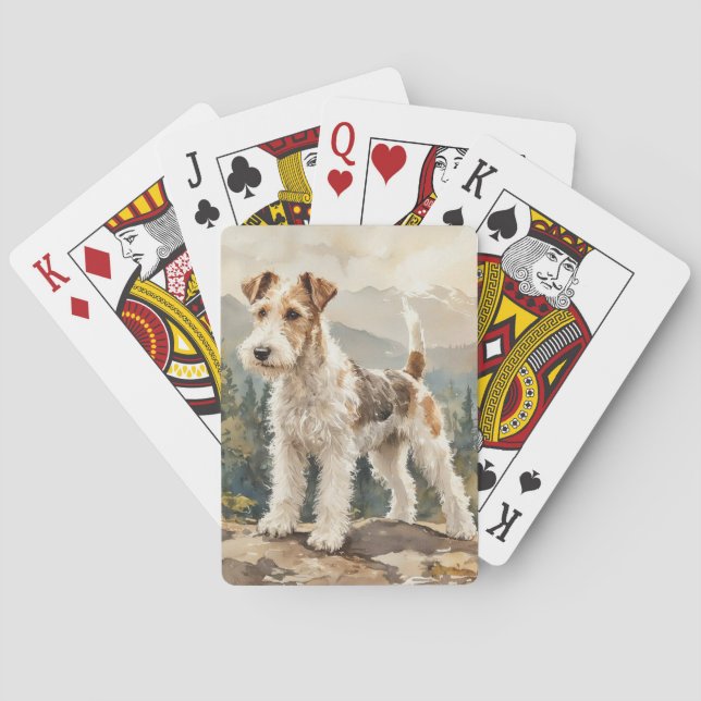 Baralho Terrier Fox de Pelo Duro (Verso)