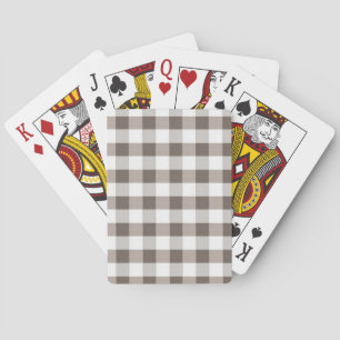 Baralho Teste padrão de pano de mesa de Brown
