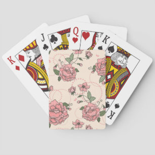 Baralho Teste padrão floral 5 2