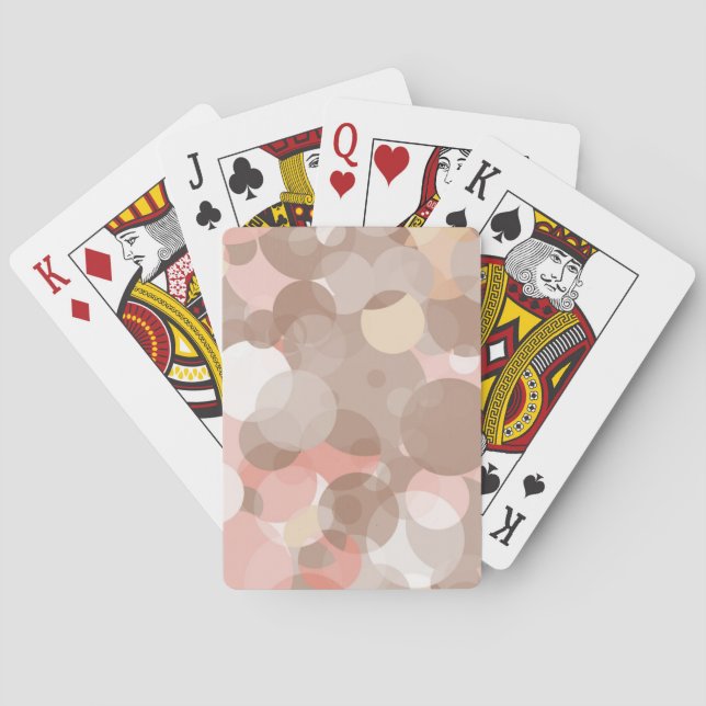 Baralho Teste padrão simples - círculos (Verso)