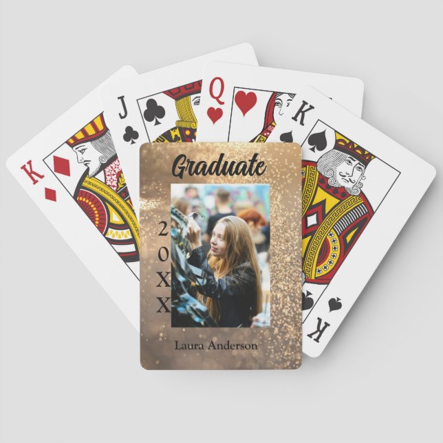 Baralho Texto de classe de nome de adição de graduação de  (Verso)