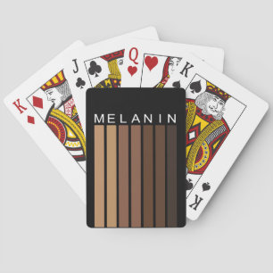 Baralho Texto e Gráfico do Melanin Shades