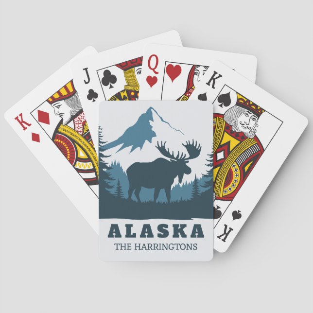 Baralho Texto Personalizado ALASKA (Verso)