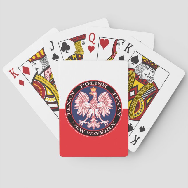Baralho Texto Polonês Novo Round Waverly (Verso)