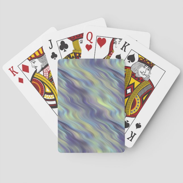 Baralho Textura de Lavanda ondulada (Verso)