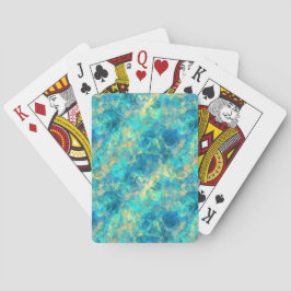 Baralho Textura turquesa amassada