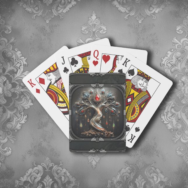 Baralho  The Art Deco Tree of Life design.  (Criador carregado)