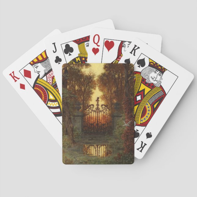 Baralho The Castle Gate (por Ferdinand Knab) (Verso)