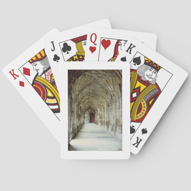 Baralho The Cloisters of Gloucester Cathedral, 12th centur (Verso)