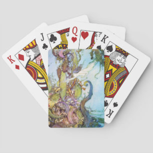Baralho The Little Mermaid vintage art playing cards