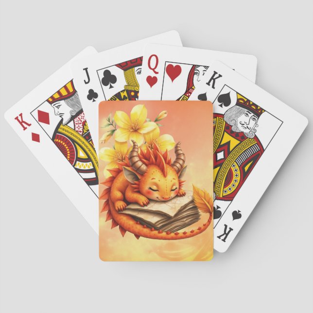 Baralho The Little Mystic Dragon.  (Verso)