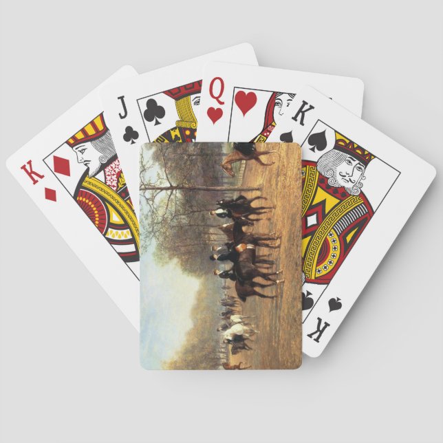 Baralho The Morning Ride, Rotten Row, Hyde Park, 1894 (oil (Verso)